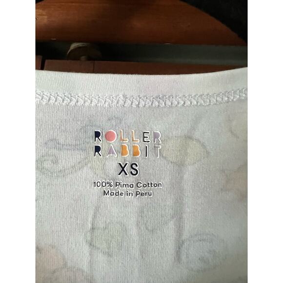 Roller Rabbit Women's Pima Cotton Tutti Frutti Classic Pajama Set Multicolor XS - Picture 6 of 13